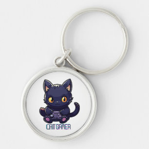 Porte-clés Cat Gamer