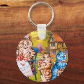 Porte-clés Cat Garden Party (Recto)