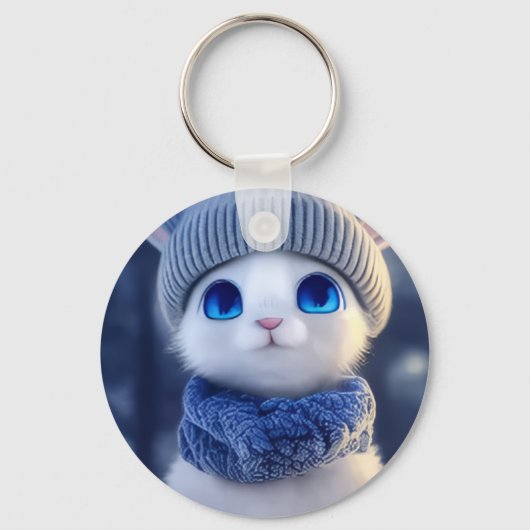 Porte-clés  cat  Keychain (Recto)