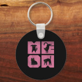 Porte-clés Cat - Meow Art  (Recto)