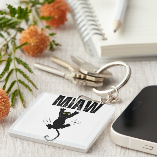 Porte-clés Cat miaw (Devant Droit)