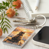 Porte-clés Cat on Dock at Sunset (Devant droit)