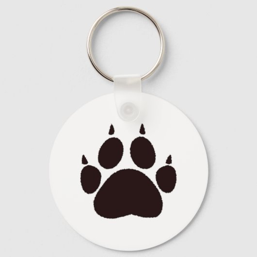 Porte-clés Cat Paw Prints (Recto)