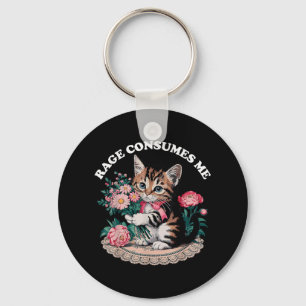 Porte-clés Cat Rage Me Consume