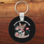 Porte-clés Cat Rage Me Consume (Recto)