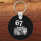 Porte-clés Cat Selfie With 67 Meme Funny Cats Graphic For Men (Recto)