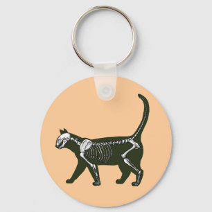 Porte-clés Cat Skeleton