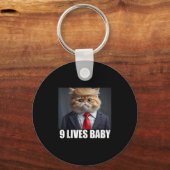 Porte-clés Cat Trump 9 Vit Bébé Hommes Femmes (Recto)
