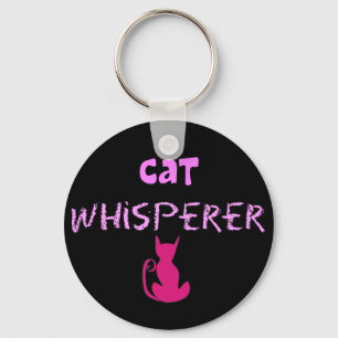Porte-clés "Cat Whisperer" Cadeaux Amoureux de les chats
