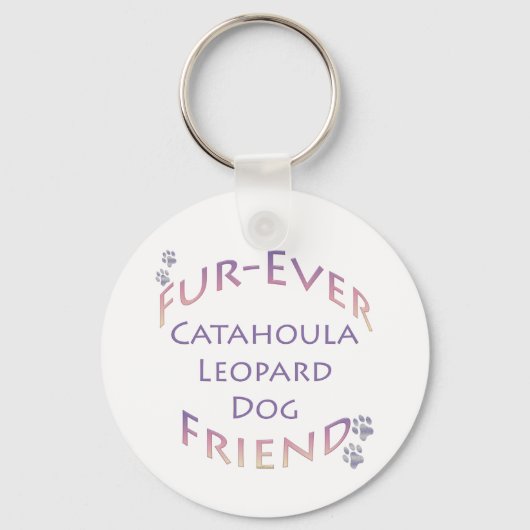 Porte-clés Catahoula Leopard Dog Furever (Recto)