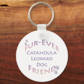 Porte-clés Catahoula Leopard Dog Furever (Recto)
