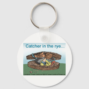 Porte-clés Catcher Dans du Pain de Seigle T-shirts Drôles Mug