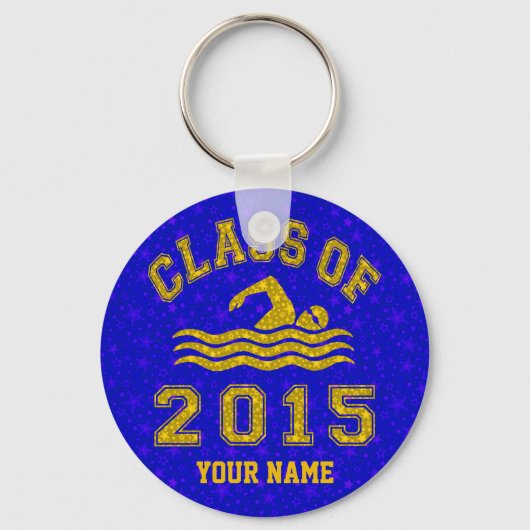 Porte-clés Catégorie De Natation 2015 (Recto)