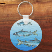 Porte-clés Catfish bleu (Recto)