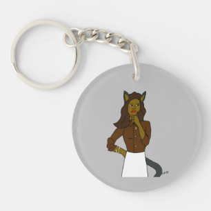Porte-clés catgirl