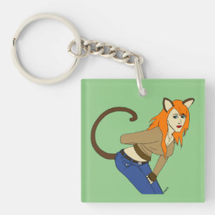 Porte-clés catgirl