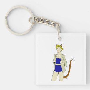 Porte-clés catgirl