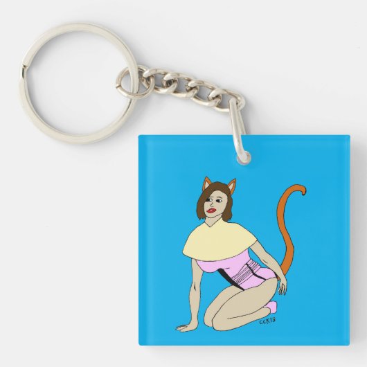 Porte-clés catgirl (Devant)