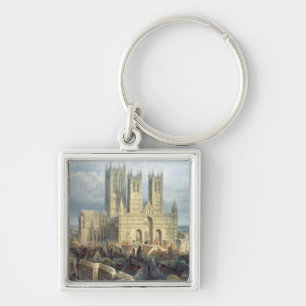 Porte-clés Cathédrale de Lincoln du nord-ouest, c.1850