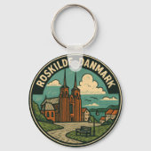 Porte-clés Cathédrale de Roskilde Danemark (Verso)