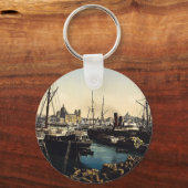 Porte-clés Cathédrale et Notre Dame de la Garde, Marseille, (Recto)