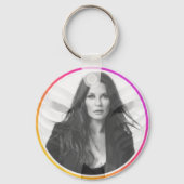 Porte-clés catherine zeta jones voeux d'anniversaire (Recto)