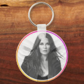 Porte-clés catherine zeta jones voeux d'anniversaire (Recto)