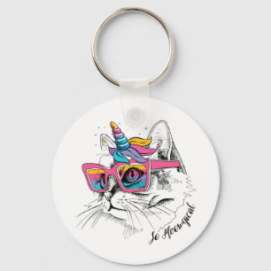 Porte-clés Caticorn   So Meowgical