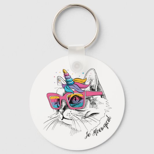 Porte-clés Caticorn | So Meowgical (Recto)