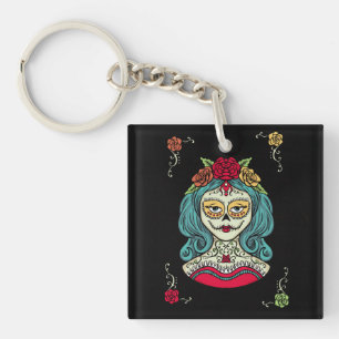 Porte-clés Catrina Día de Muertos Web