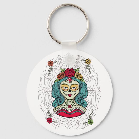 Porte-clés Catrina Día de Muertos Web (Recto)