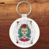 Porte-clés Catrina Día de Muertos Web (Recto)
