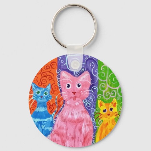 Porte-clés Catz de couleur (Recto)