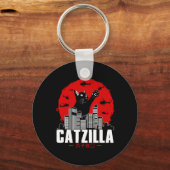 Porte-clés Catzilla Choses Mignonnes de Chat Pour Amateur de  (Recto)