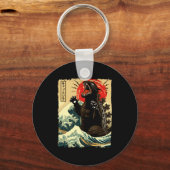 Porte-clés Catzilla Funny Japanese Style  (Recto)