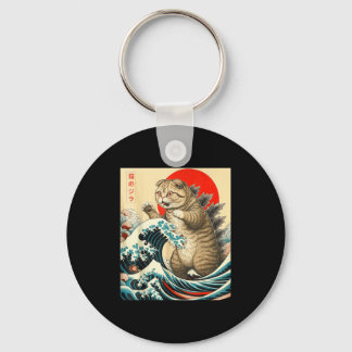 Porte-clés Catzilla Scottish Pold Cat japonais cadeaux d'art