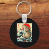 Porte-clés Catzilla Scottish Pold Cat japonais cadeaux d'art  (Recto)