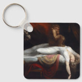 Porte-clés Cauchemar par Henry Fuseli Gothic Macabre Dark Art (Recto)