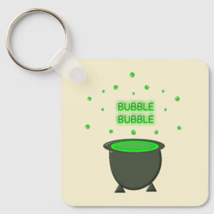 Porte-clés Cauldron et Bubbling Green Brew Halloween personna