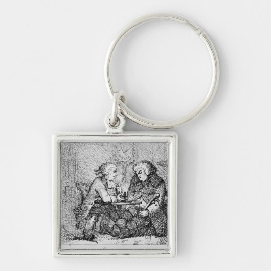 Porte-clés Causerie, illustration (Devant)