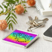 PORTE-CLÉS CAVALIER D'ARC-EN-CIEL (Côté)