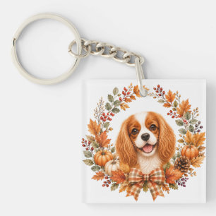 Porte-clés Cavalier King Charles Automne