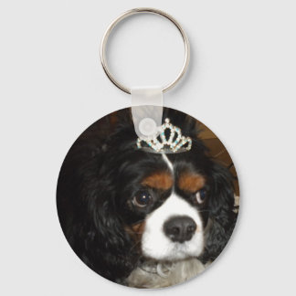 Porte-clés cavalier king charles princesse