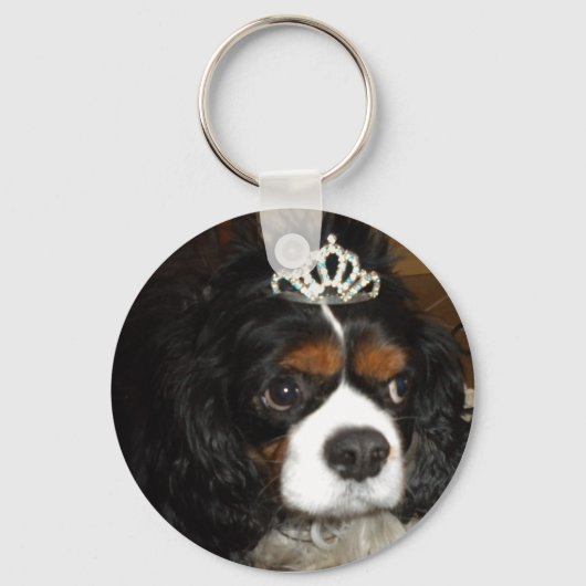 Porte-clés cavalier king charles princesse (Recto)