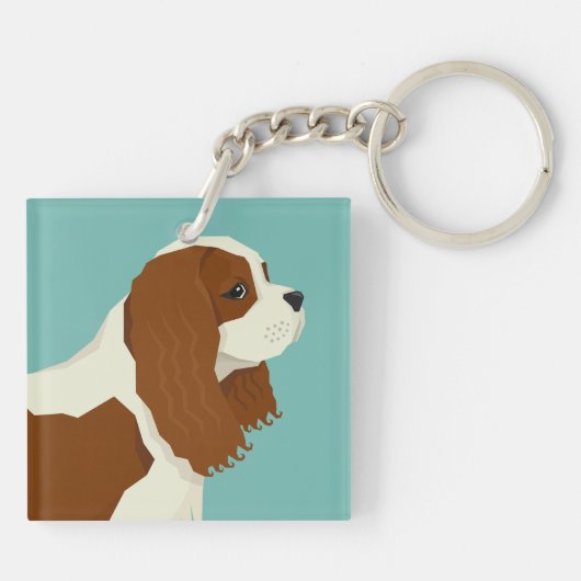 Porte-clés  Cavalier King Charles Spaniel (Dos)