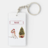 Porte-clés Cavalier King Charles Spaniel Funny Christmas Chie (Dos)