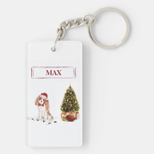 Porte-clés Cavalier King Charles Spaniel Funny Christmas Chie (Dos)