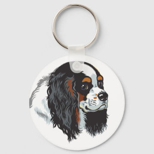 Porte-clés cavalier roi spaniel