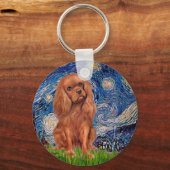 Porte-clés Cavalier (Ruby7) - Nuit étoilée (Recto)