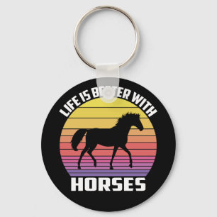 Porte-clés Cavalière Cowgirl Équitation Cheval Occidental